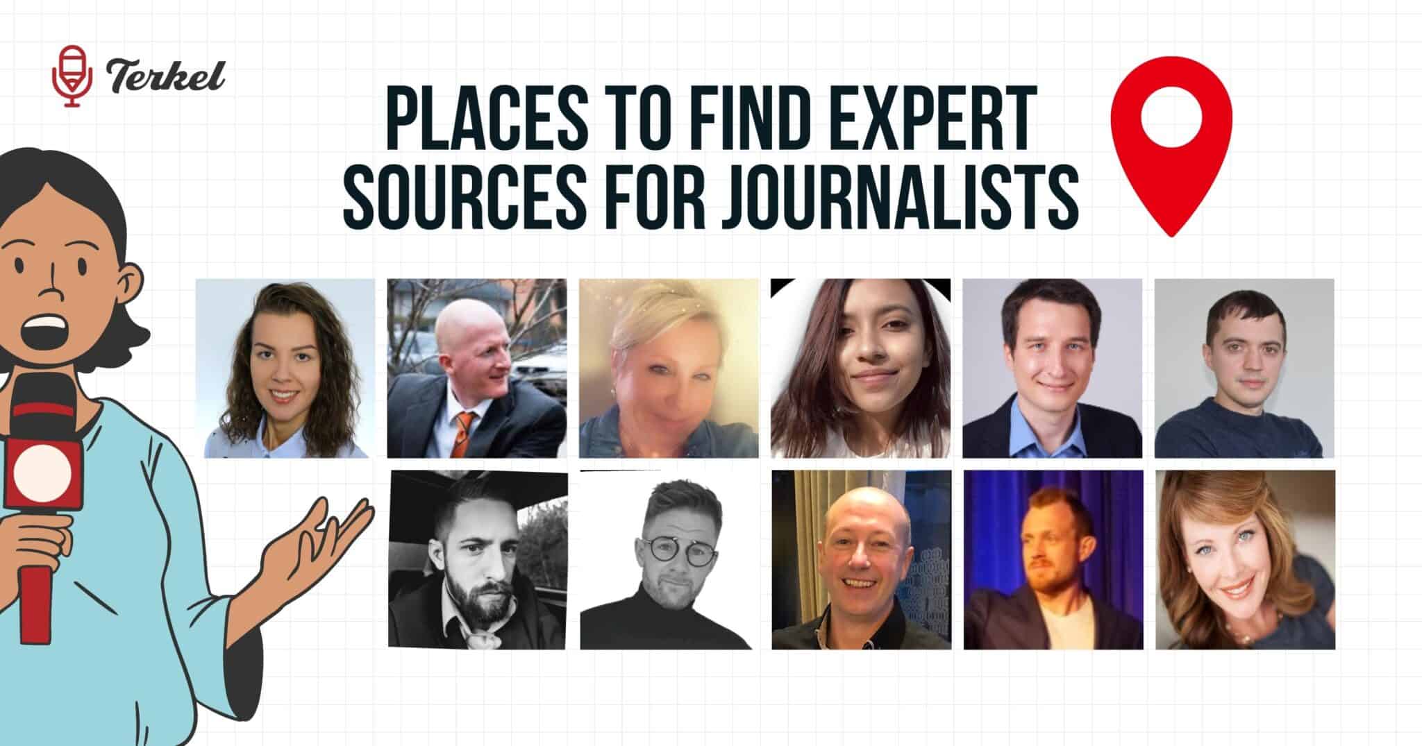 how journalists find expert sources for articles